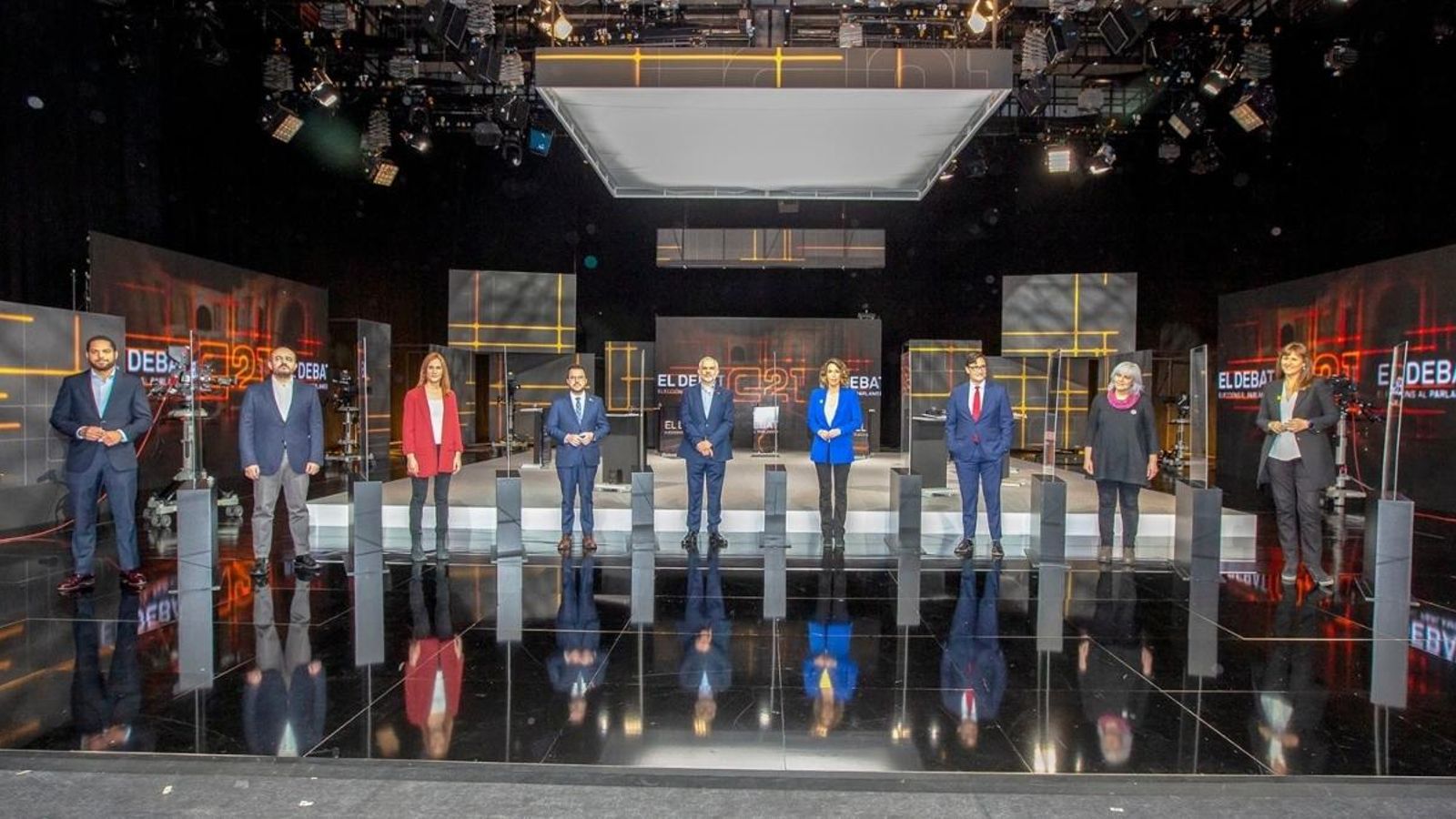 Els candidats del 14F en el debat electoral organitzat per TV3