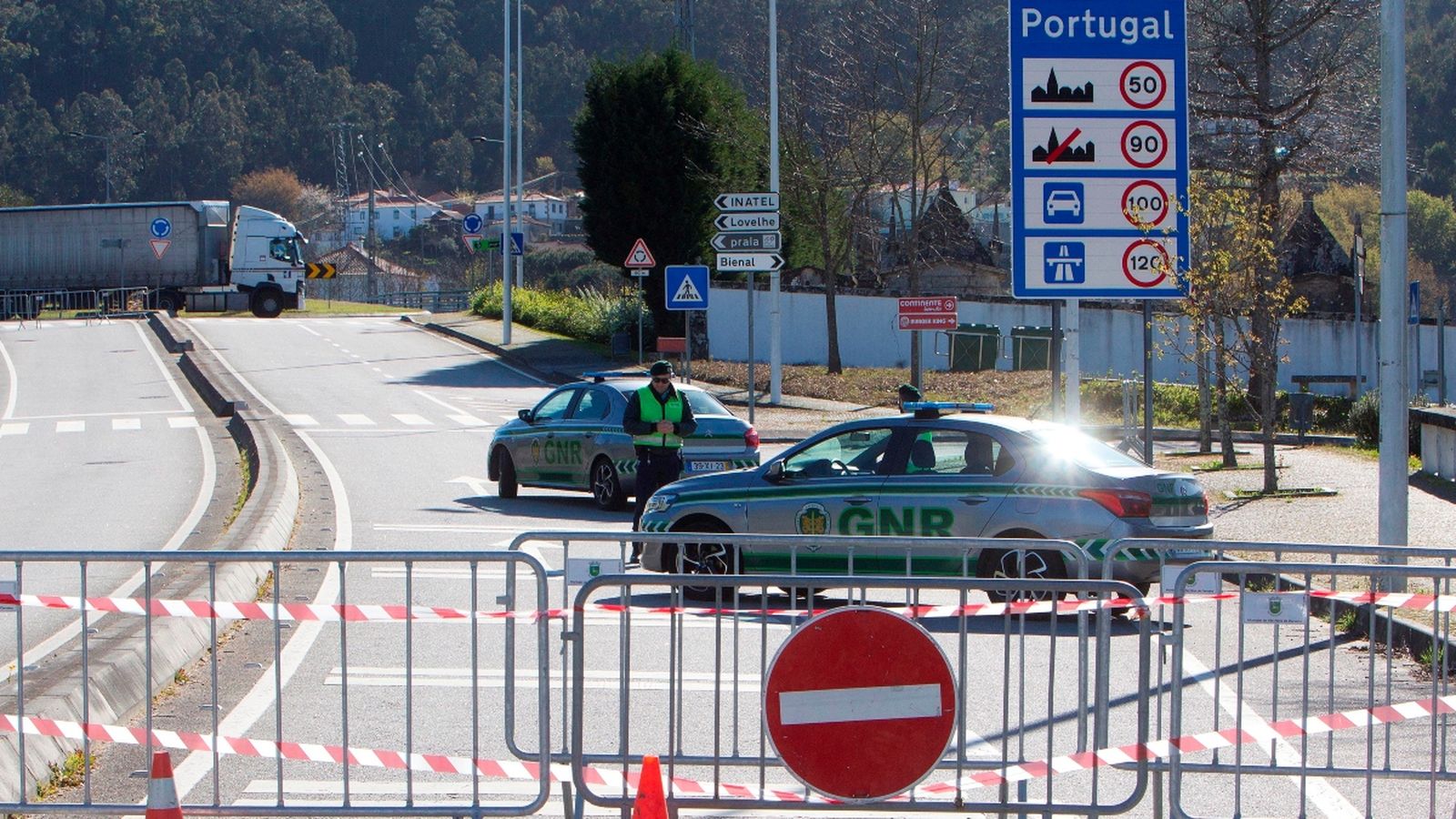 Frontera amb Portugal tancada des d’aquesta setmana