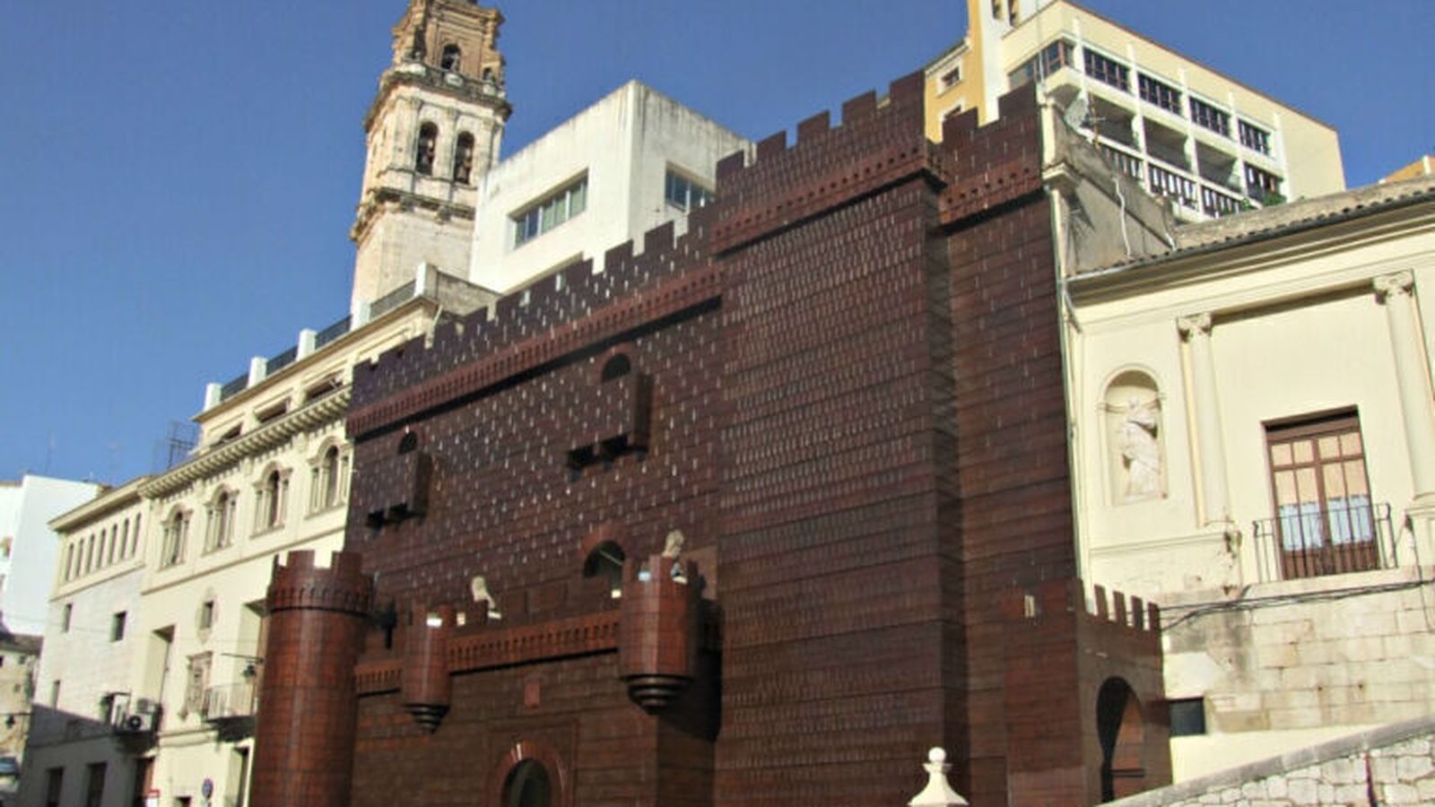 El Castell de Festes d'Ontinyent, en una imatge d'arxiu