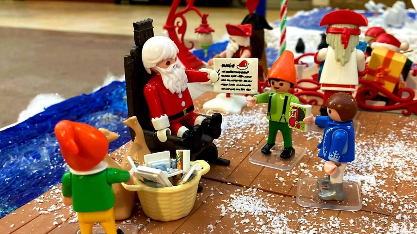 Imatge d'arxiu d'una exposició de Nadal de Playmobil