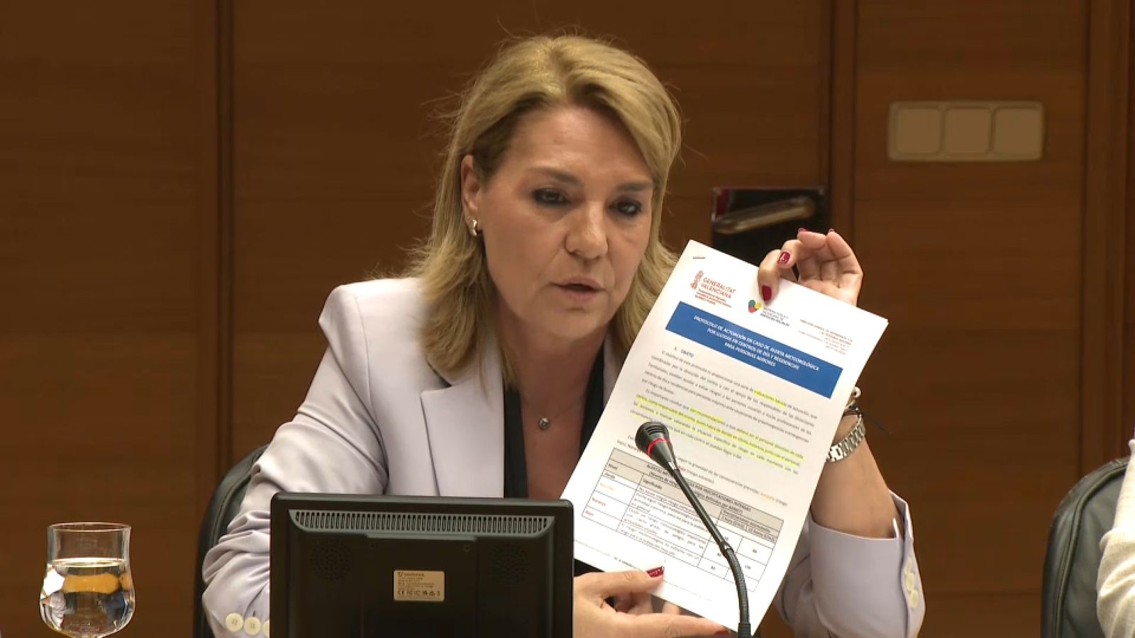 La vicepresidenta del Consell, Susana Camarero, intervé en la comissió d'investigació de les Corts sobre la dana del 29 d'octubre