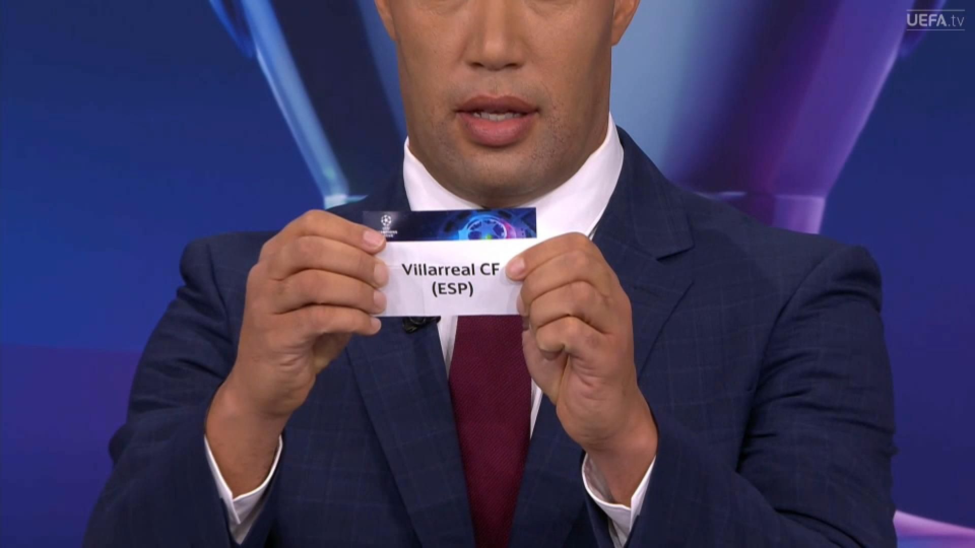 Imatge d'arxiu d'un sorteig de la Lliga de Campions El Villarreal va entrar en la Champions com a cinqué classificat de la Lliga espanyola