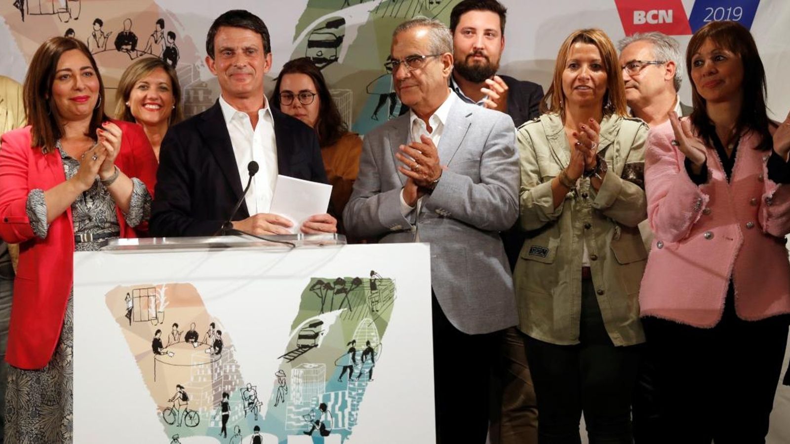 Manuel Valls, líder de la plataforma Barcelona pel Canvi-Cs