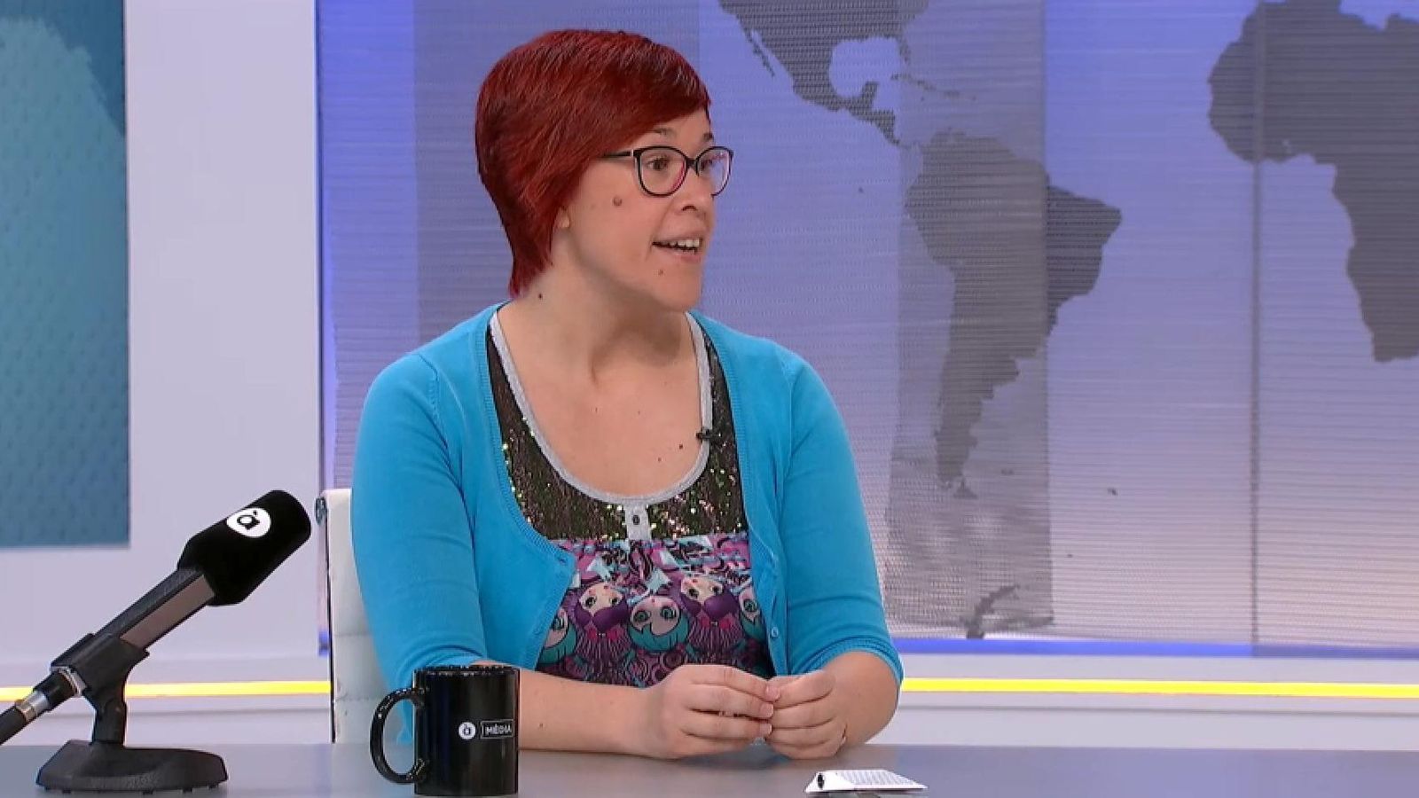 Àgueda Micó en 'Les notícies del matí / À Punt NTC