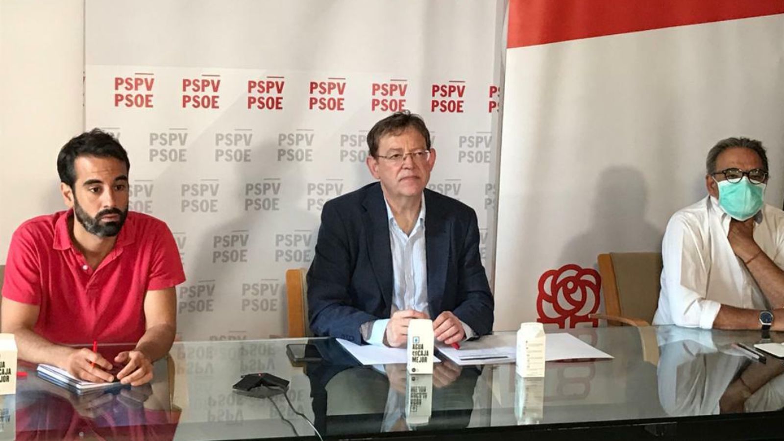 El secretari general del PSPV-PSOE, Ximo Puig, durant el Consell Territorial
