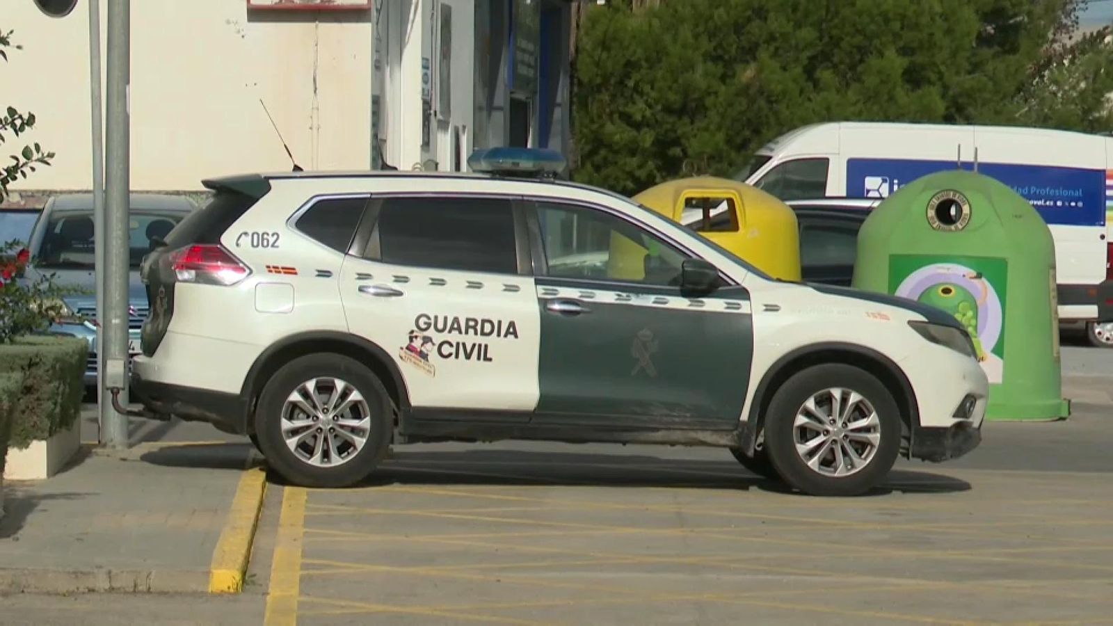 Un vehicle de la Guàrdia Civil a Cullera Un vehicle de la Guàrdia Civil a Cullera