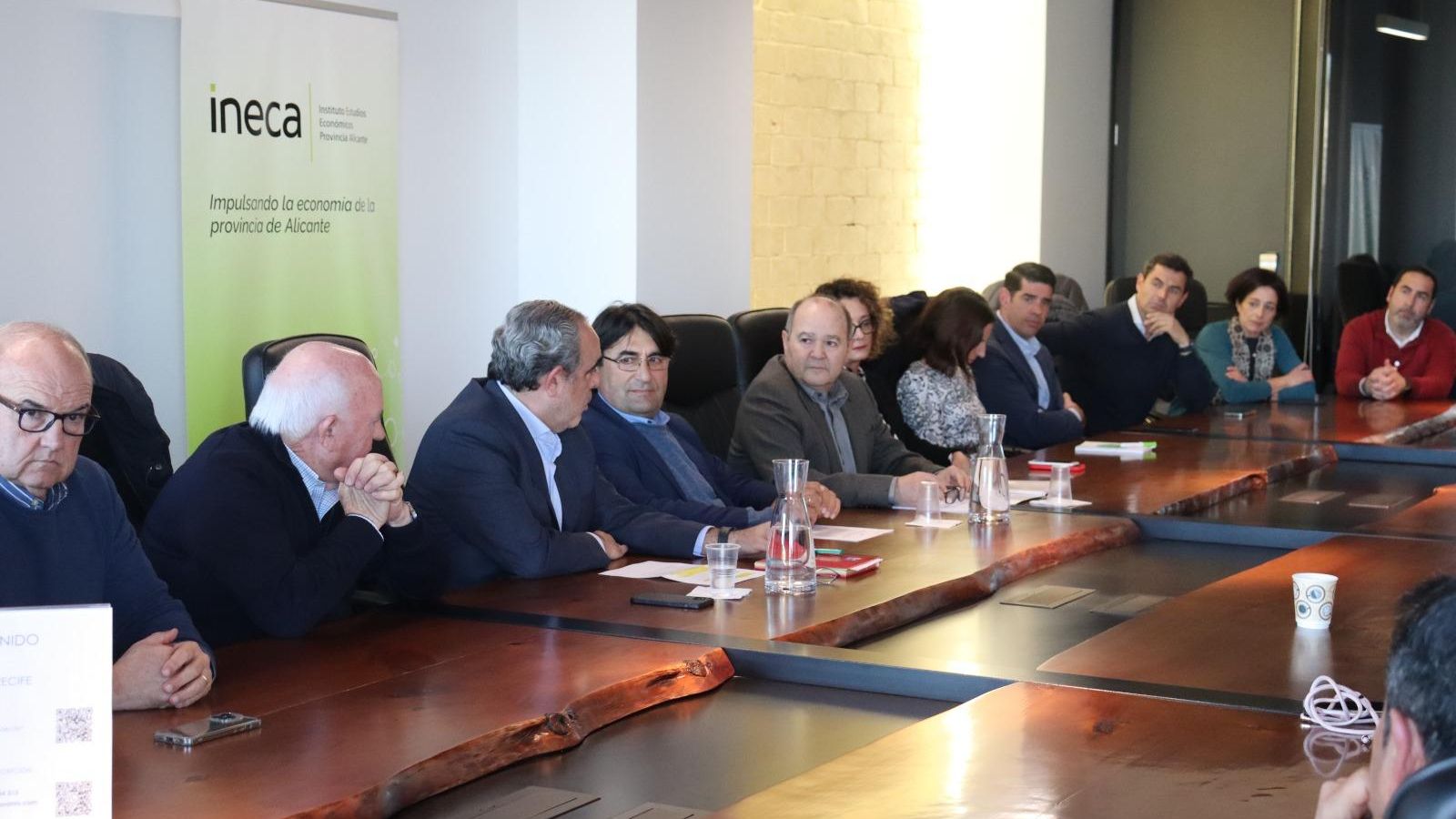 Reunió d l'Institut d'Estudis Econòmics de la província d'Alacant