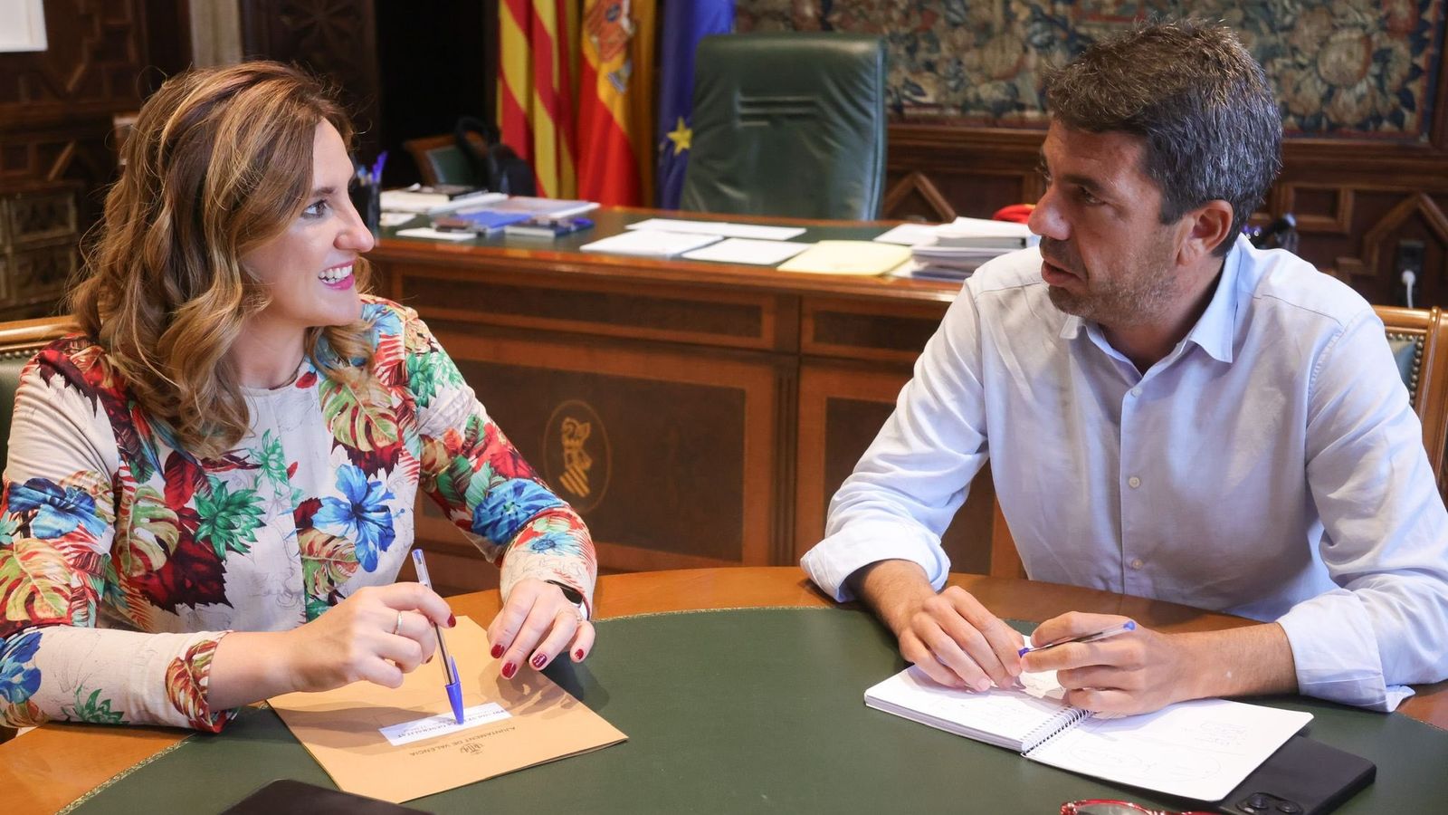 Catalá i Mazón, reunits este dimecres en el Palau de la Generalitat