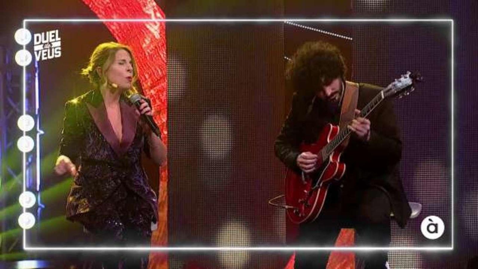 Sole Giménez en la final de Duel de veus
