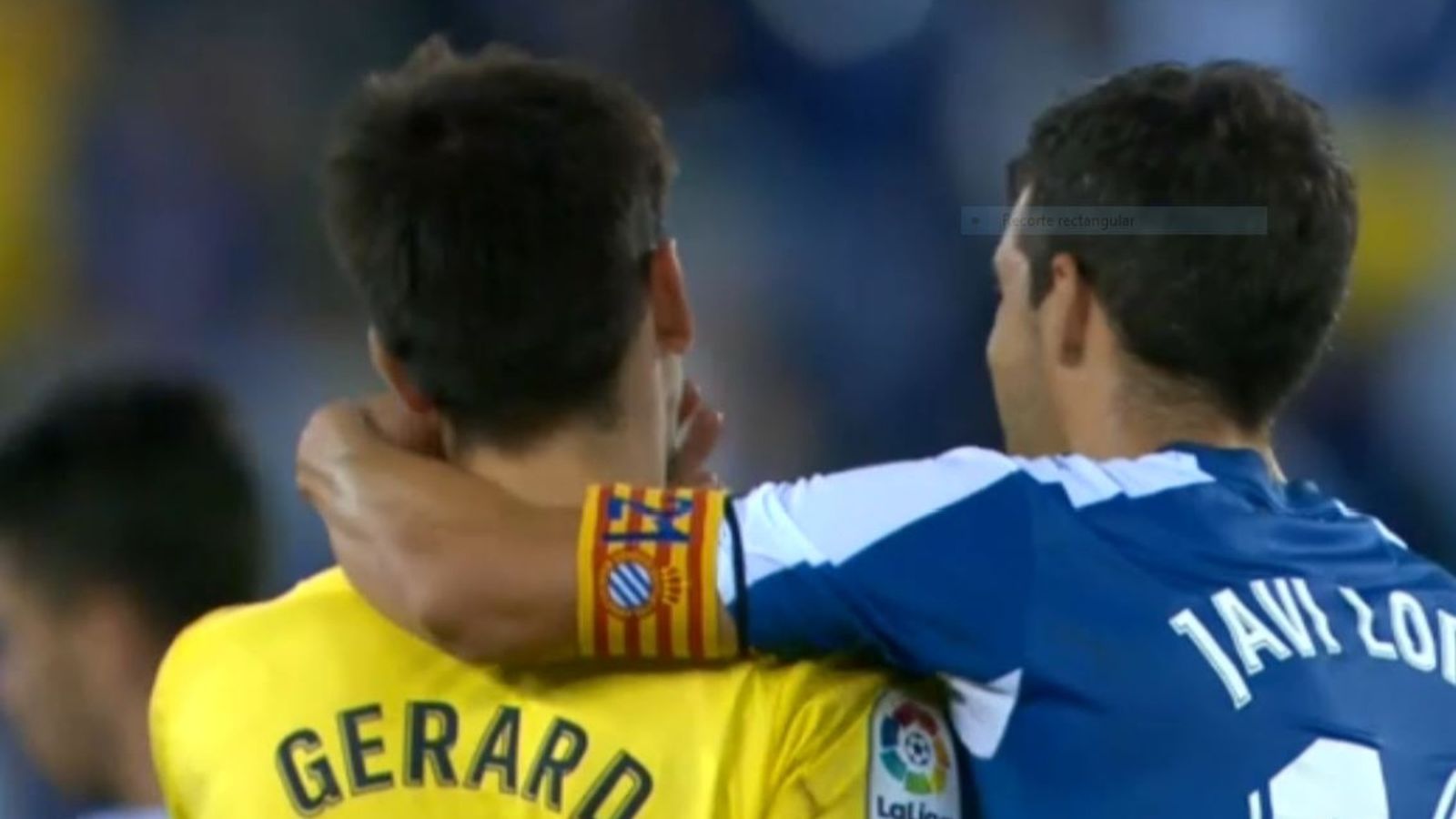 Gerard rep el condol del seu excompany d'equip