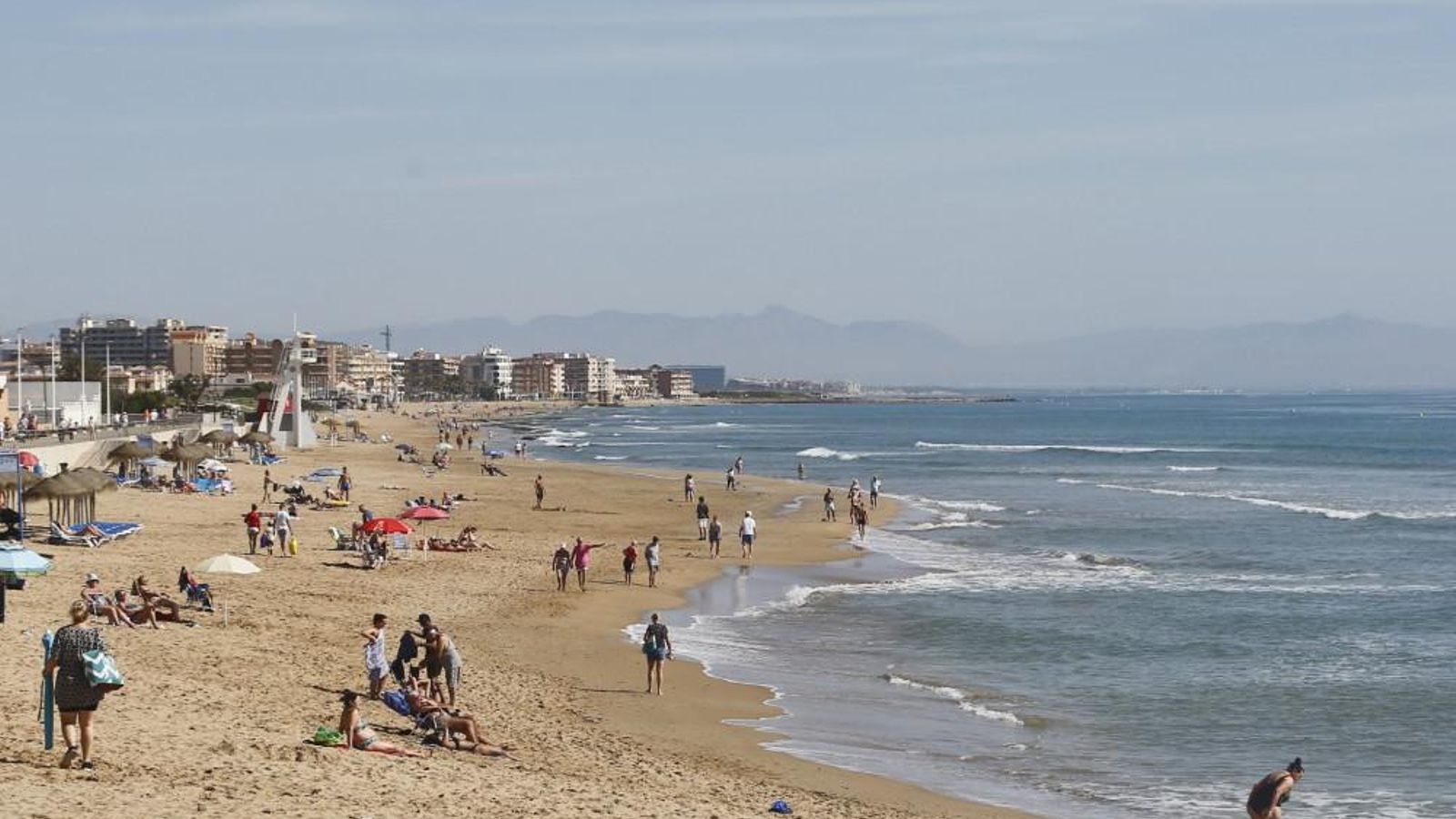 Platja de La Mata, en arxiu