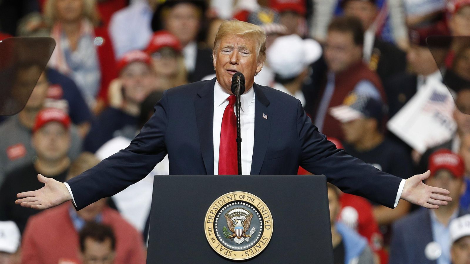 Trump, en campanya, a Cleveland