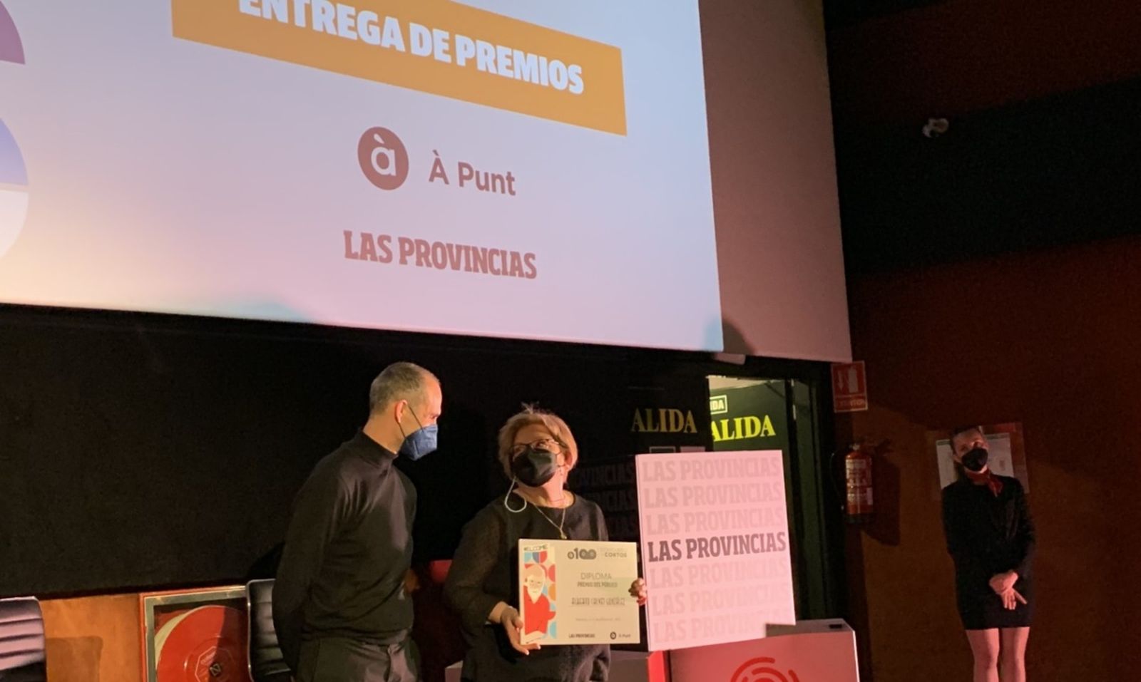 Lliurament dels premis del concurs de curtmetratges À Punt i ‘Las Provincias’