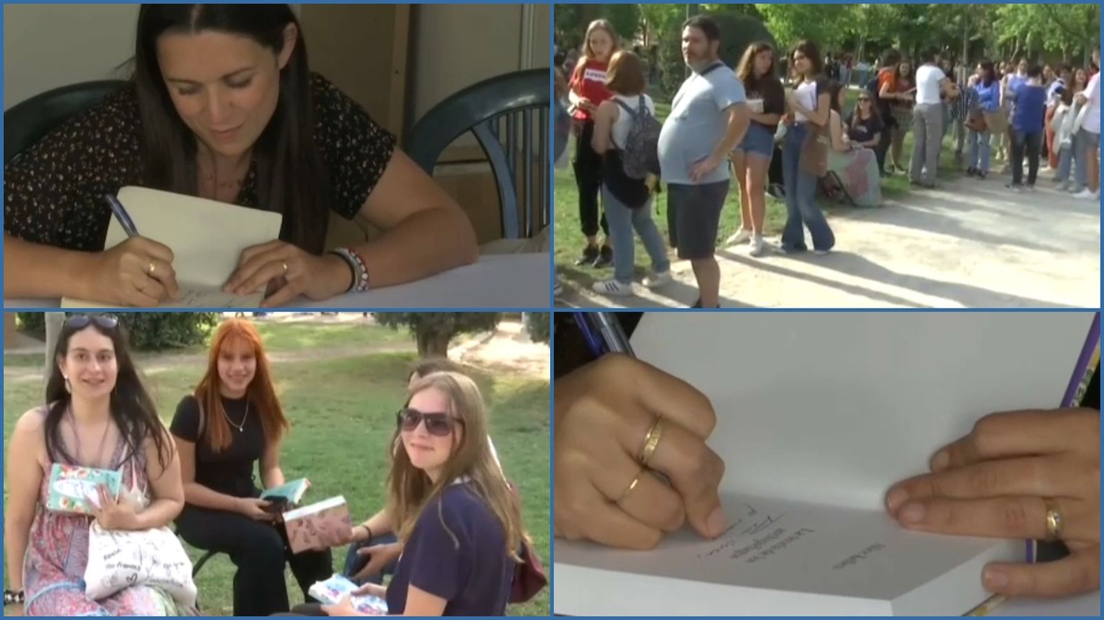 Cues ben llargues per a aconseguir una firma d'Alice Kellen, a la Fira del Llibre de València