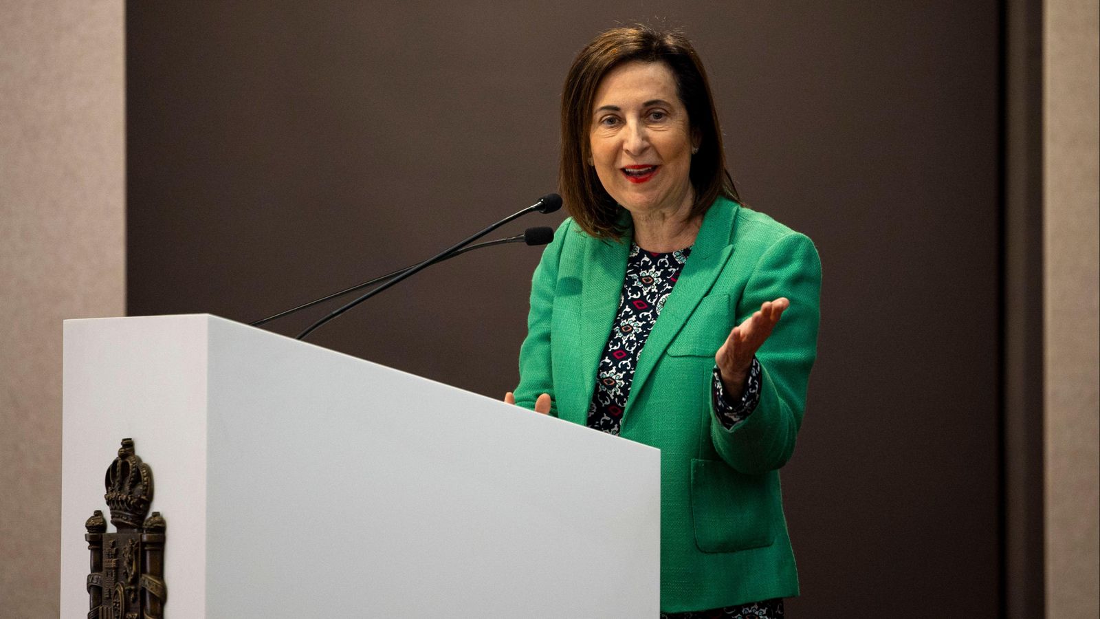 La ministra de Defensa, Margarita Robles