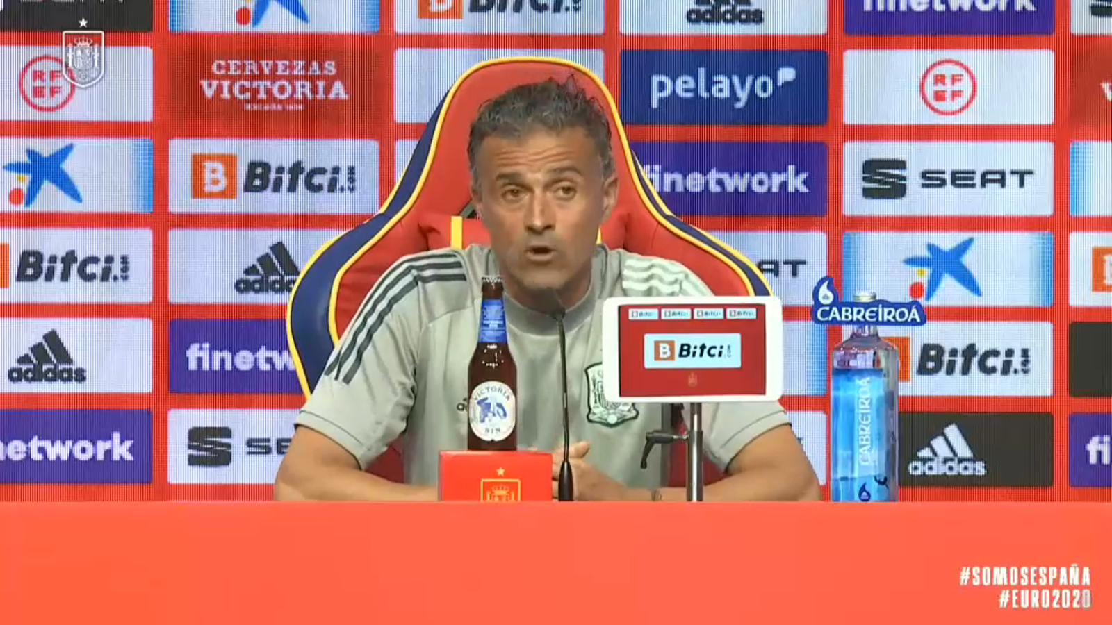 El seleccionador espanyol Luis Enrique