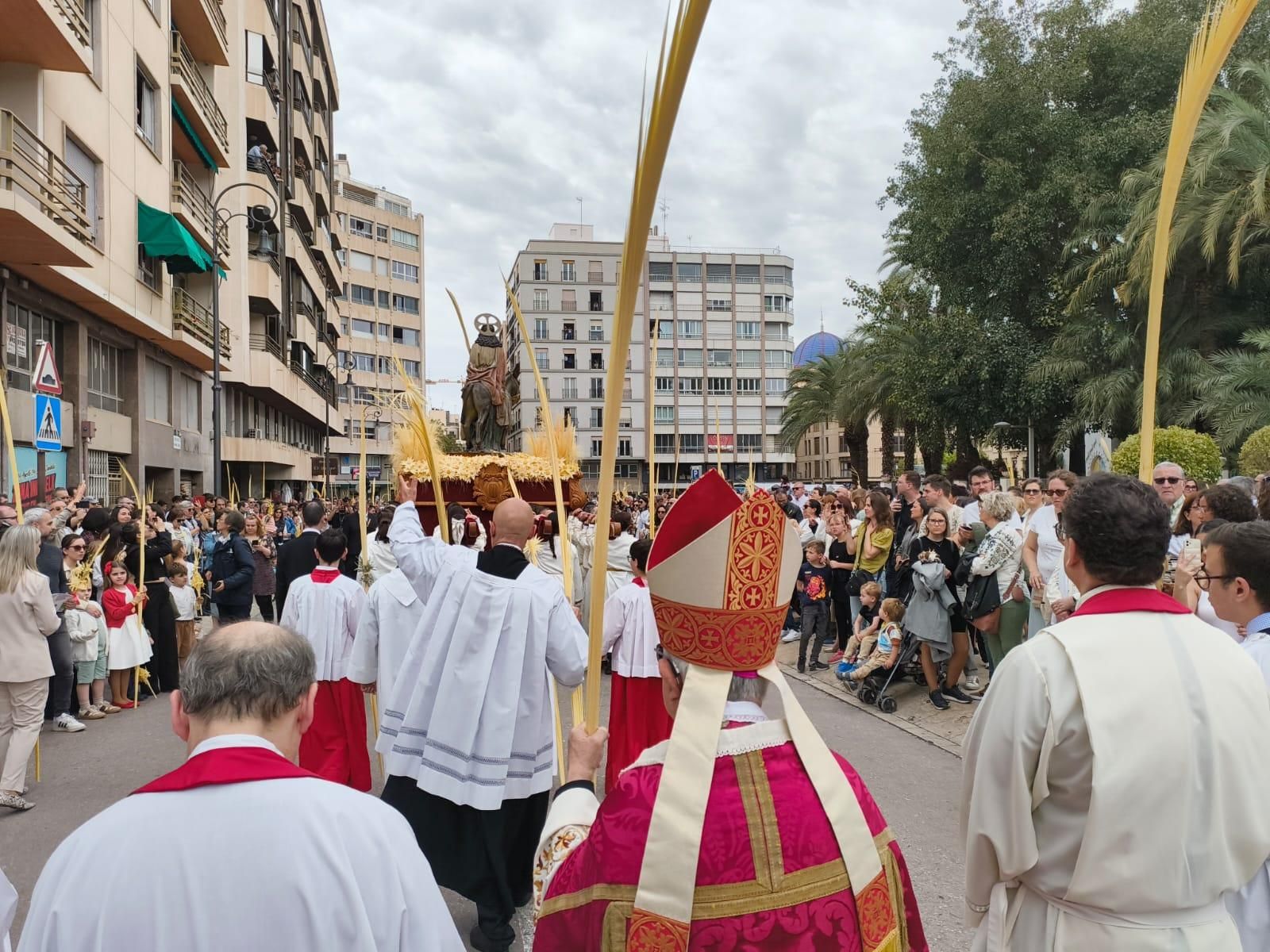 Imatge de la processó de les Palmes d'Elx d'este diumenge Imatge de la processó de les Palmes d'Elx d'este diumenge