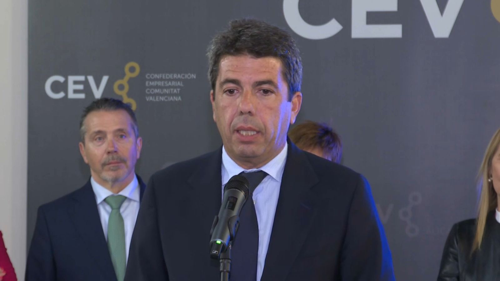 Mazón, aquest divendres en la seu de la Confederació Empresarial Valenciana (CEV)