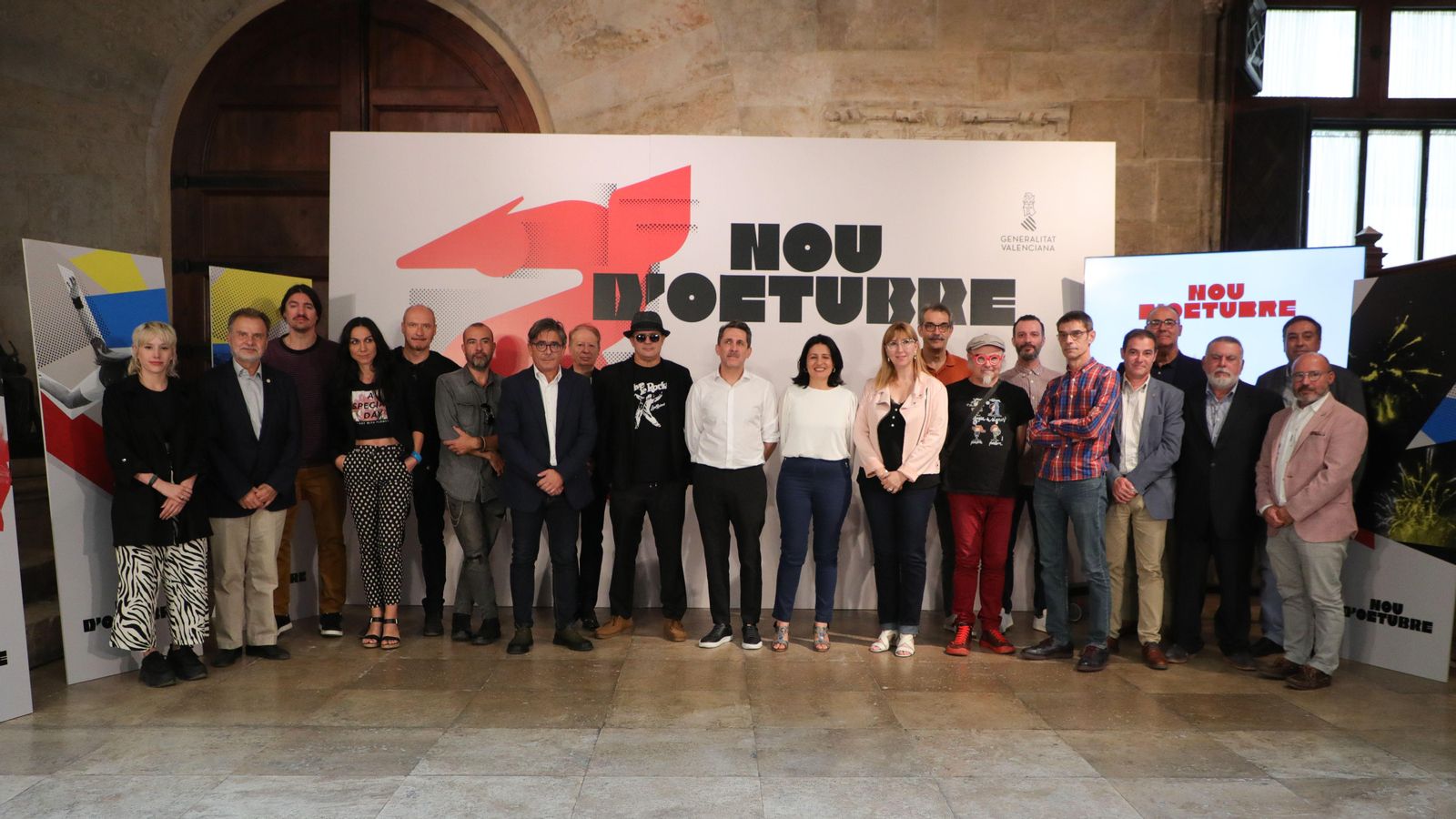 Presentació de la imatge institucional i les activitats programades amb motiu del 9O