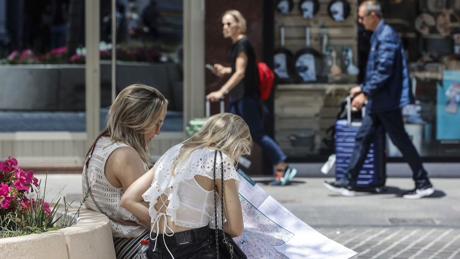 Turistes en la ciutat de València