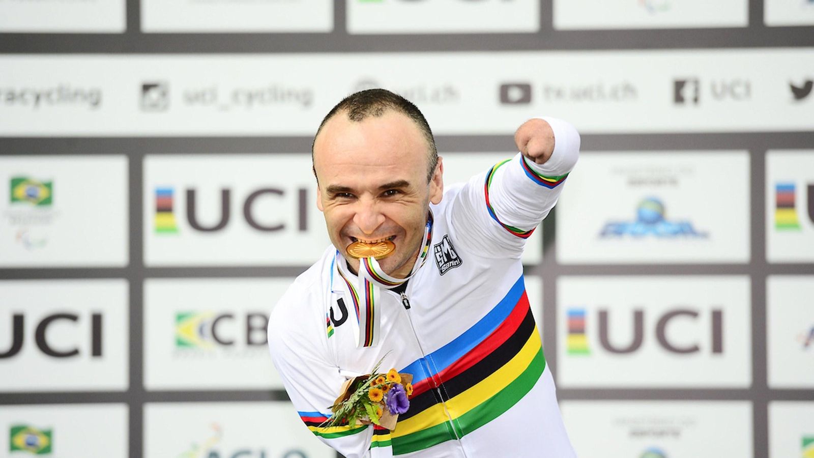 Ricardo Ten, campió del món de ciclisme