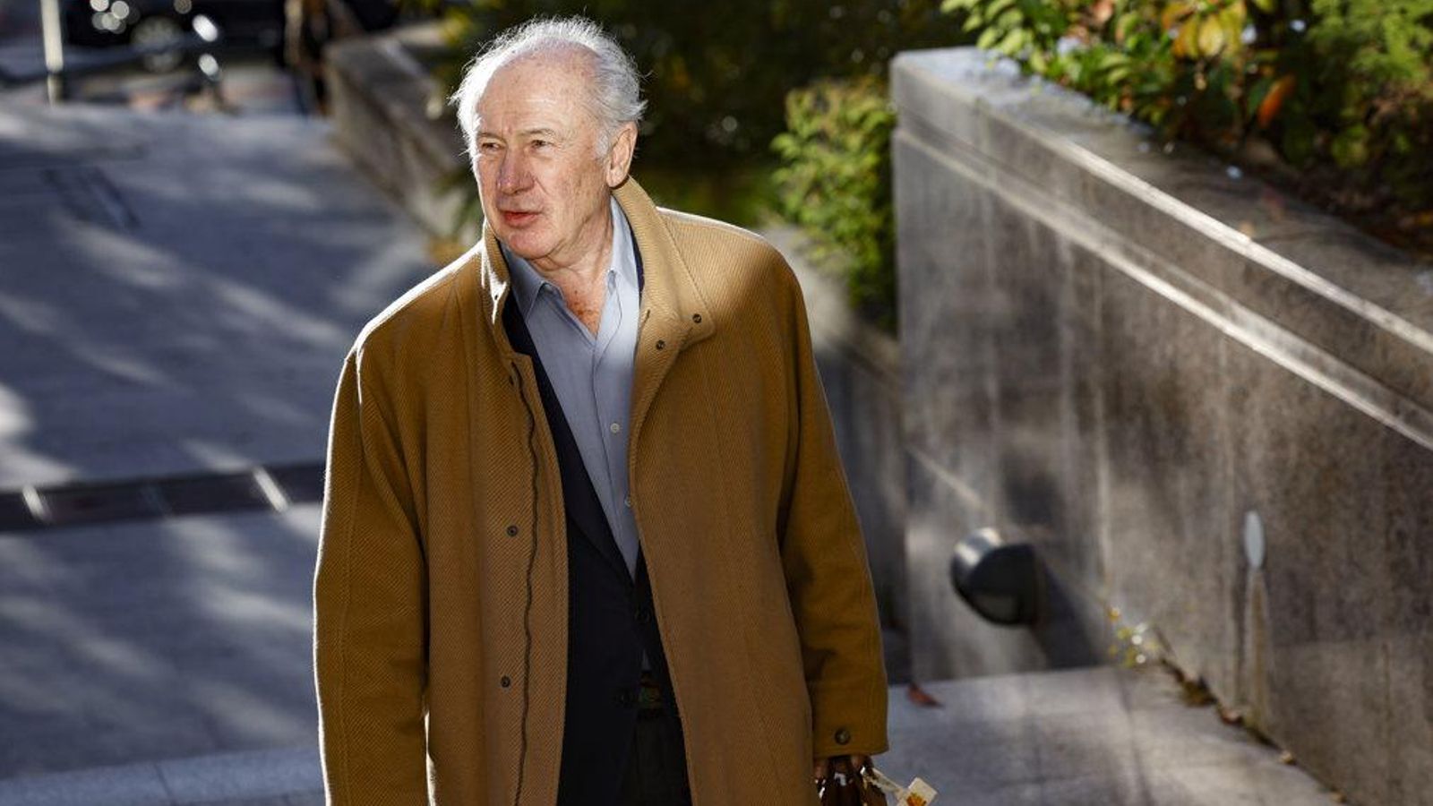 L'exvicepresident del govern espanyol, Rodrigo Rato, arriba a l'Audiència Provincial de Madrid