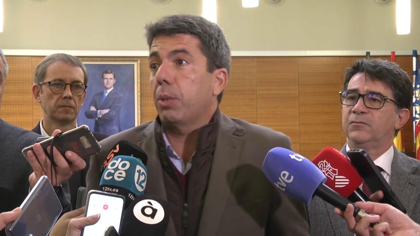 El president de la Generalitat aquest dimecres a Sant Vicent del Raspeig