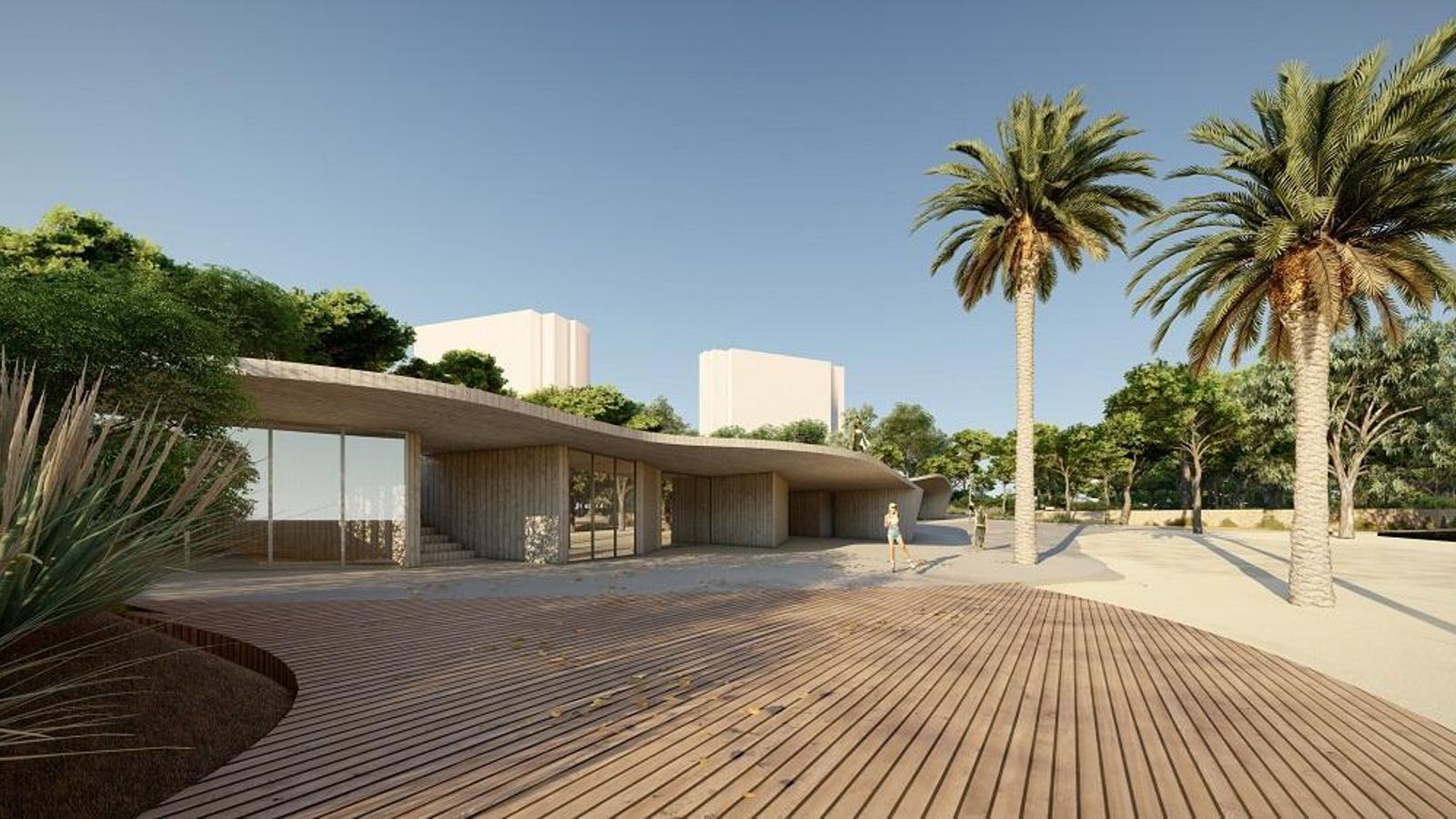 Recreació digital del projecte d'actuació previst en l'Almadrava