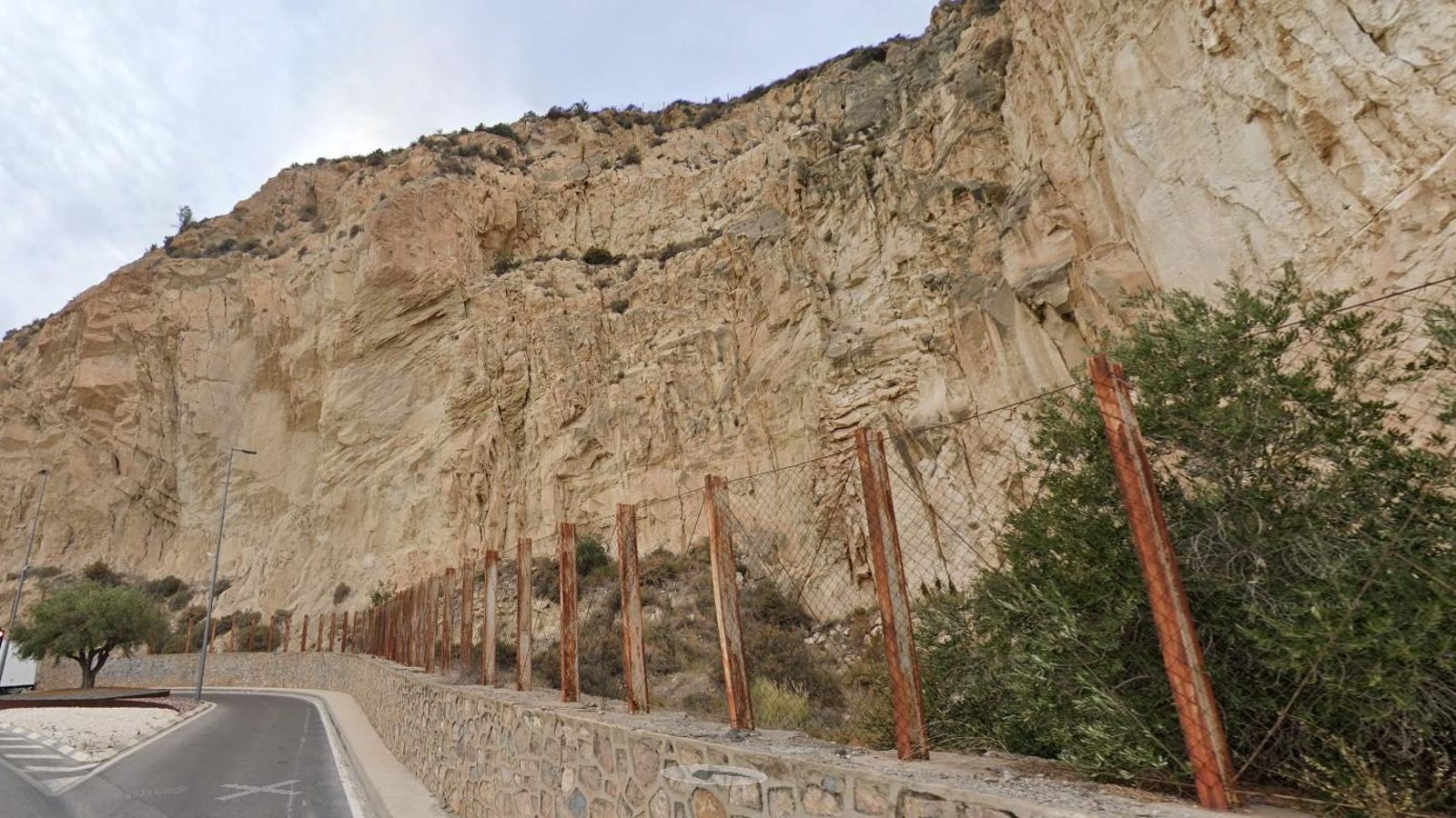 Zona de la Serra Grossa on es trova el cos