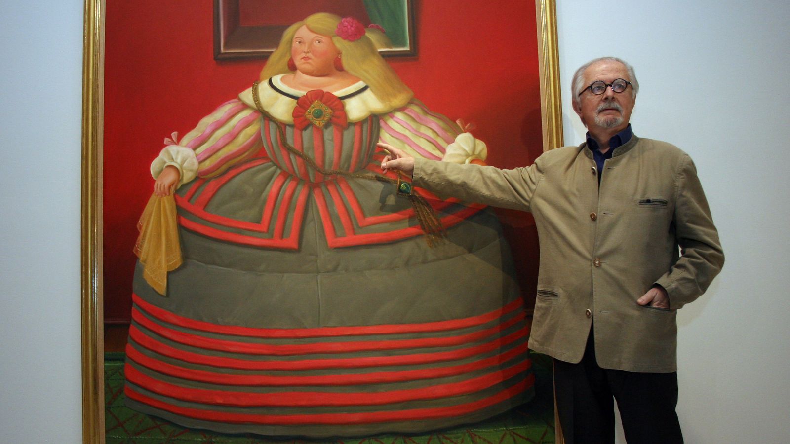 El pintor colombià Fernando Botero en una imatge d'arxiu