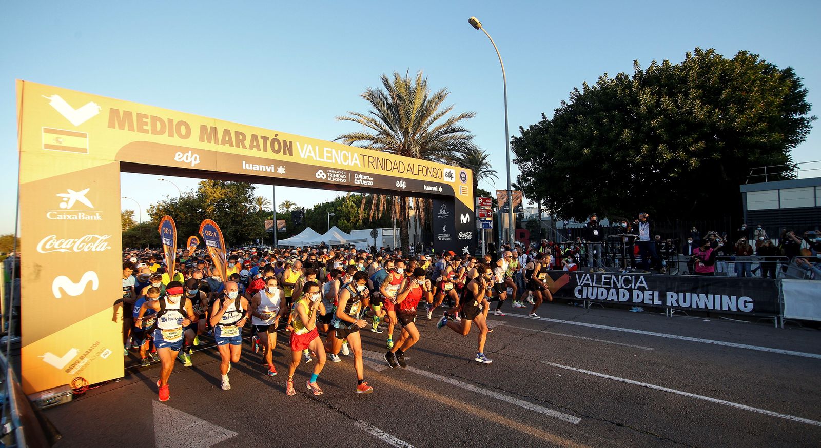 Així ha sigut l'eixida de la primera onada de la Mitja Marató de València