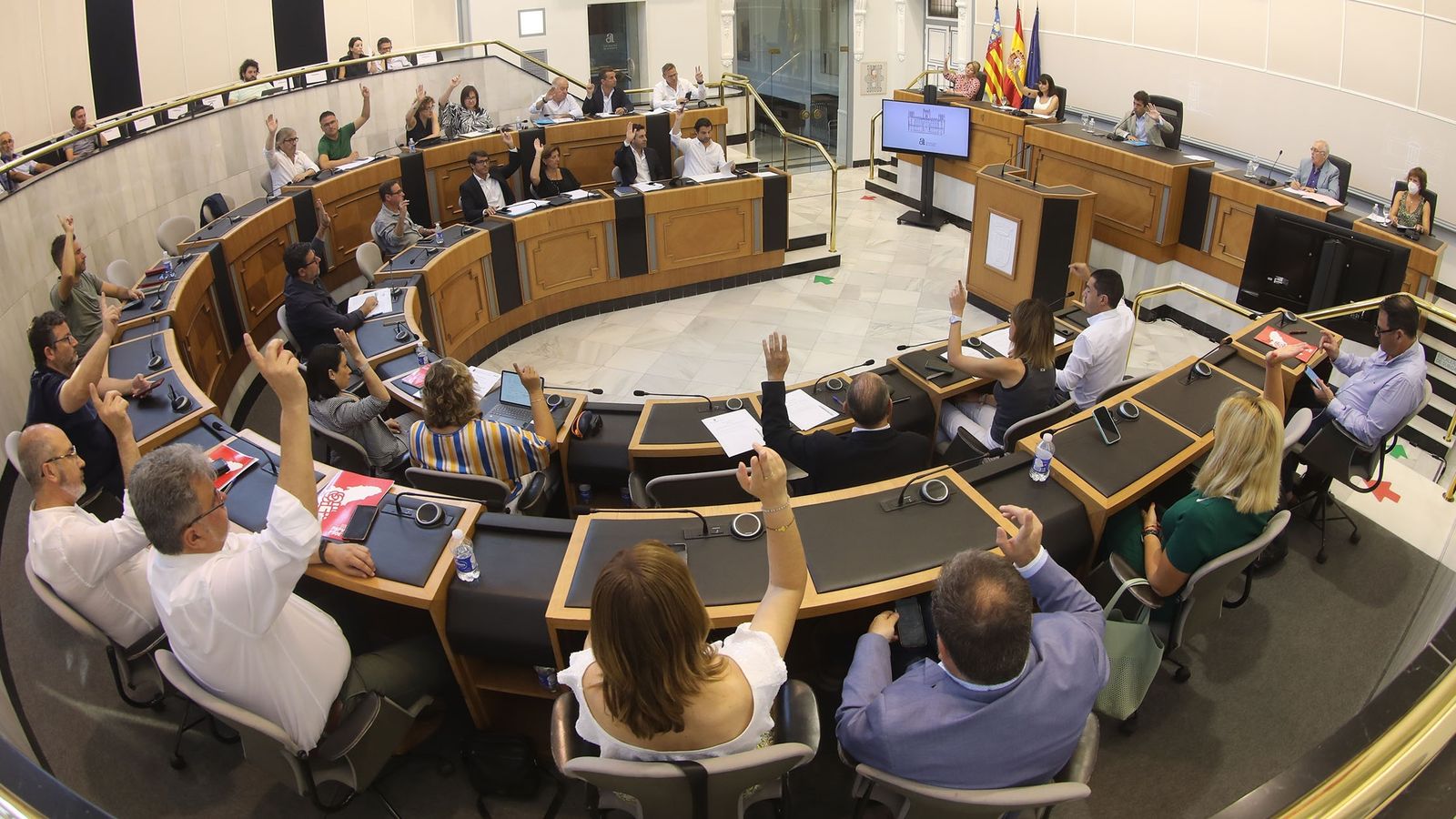 Hemicicle de la corporació provincial alacantina