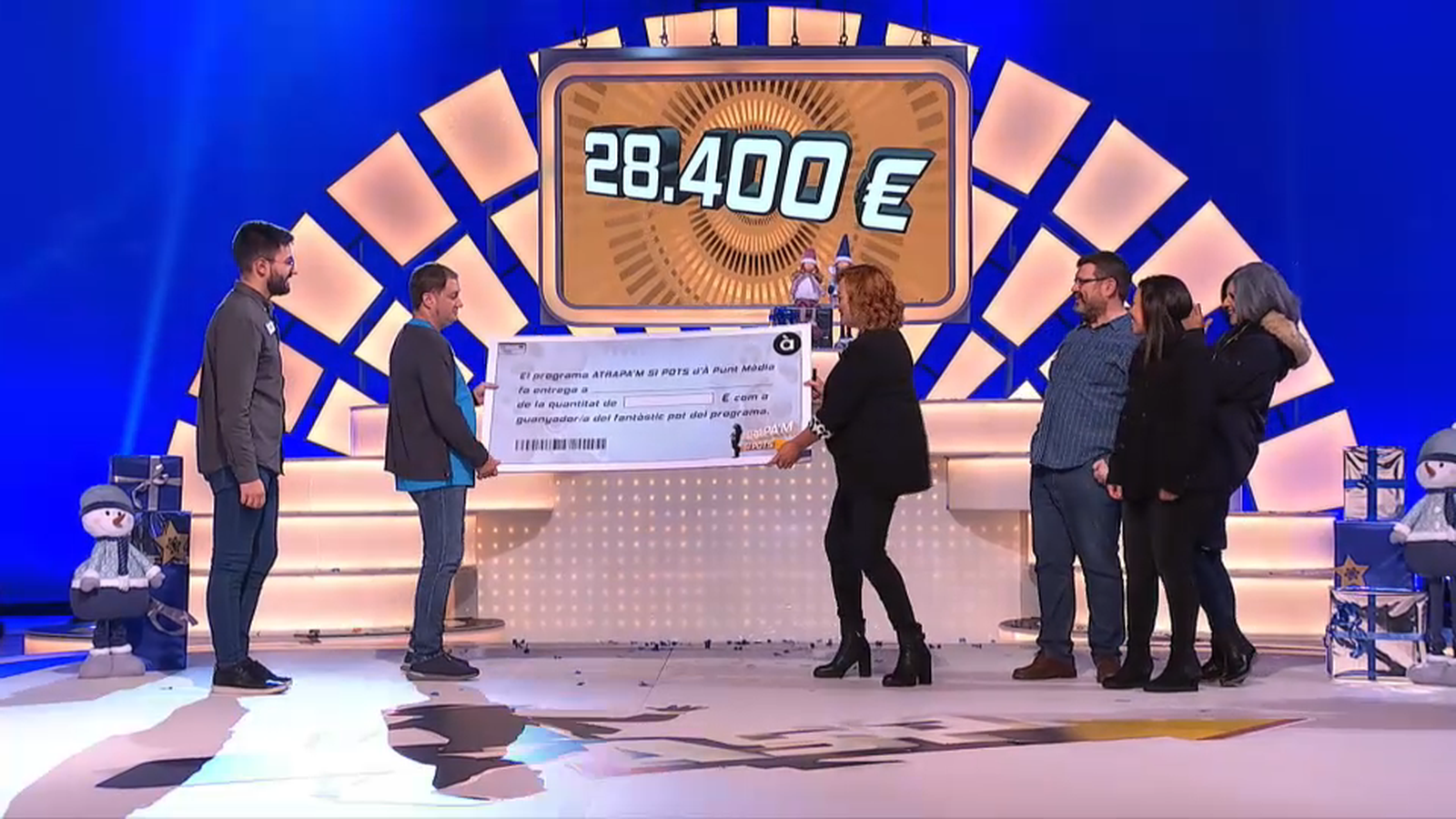 És el quint pot del programa, el primer que fa entrega Carolina Ferre