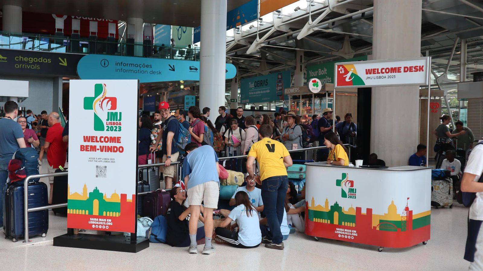 Milers de pelegrins arriben a Portugal per a participar en la Jornada Mundial de la Joventut Milers de pelegrins arriben a Portugal per a participar en Jornada Mundial de la Joventut