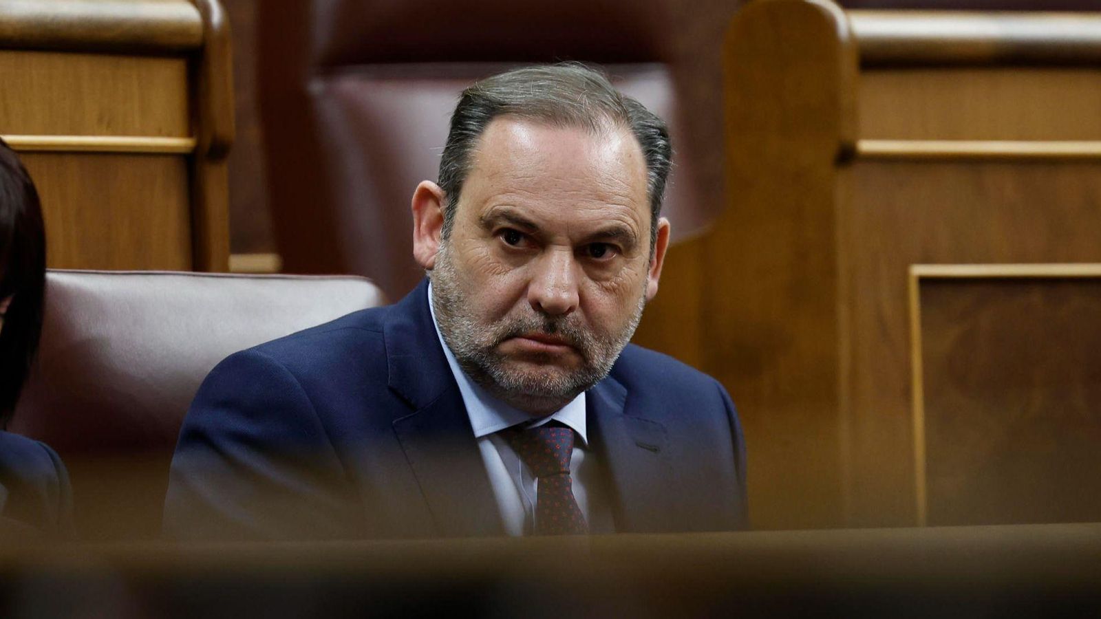 El diputat socialista José Luis Ábalos durant el ple d'aquest dimecres en el Congrés dels Diputats