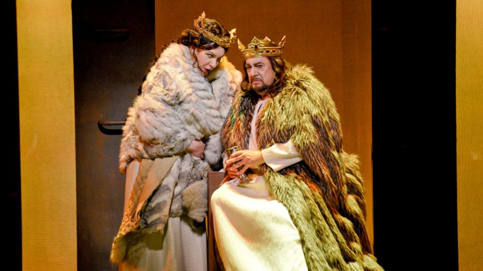 Plácido Domingo, en 'Macbeth', a Los Ángeles (EUA), en una imatge d'arxiu