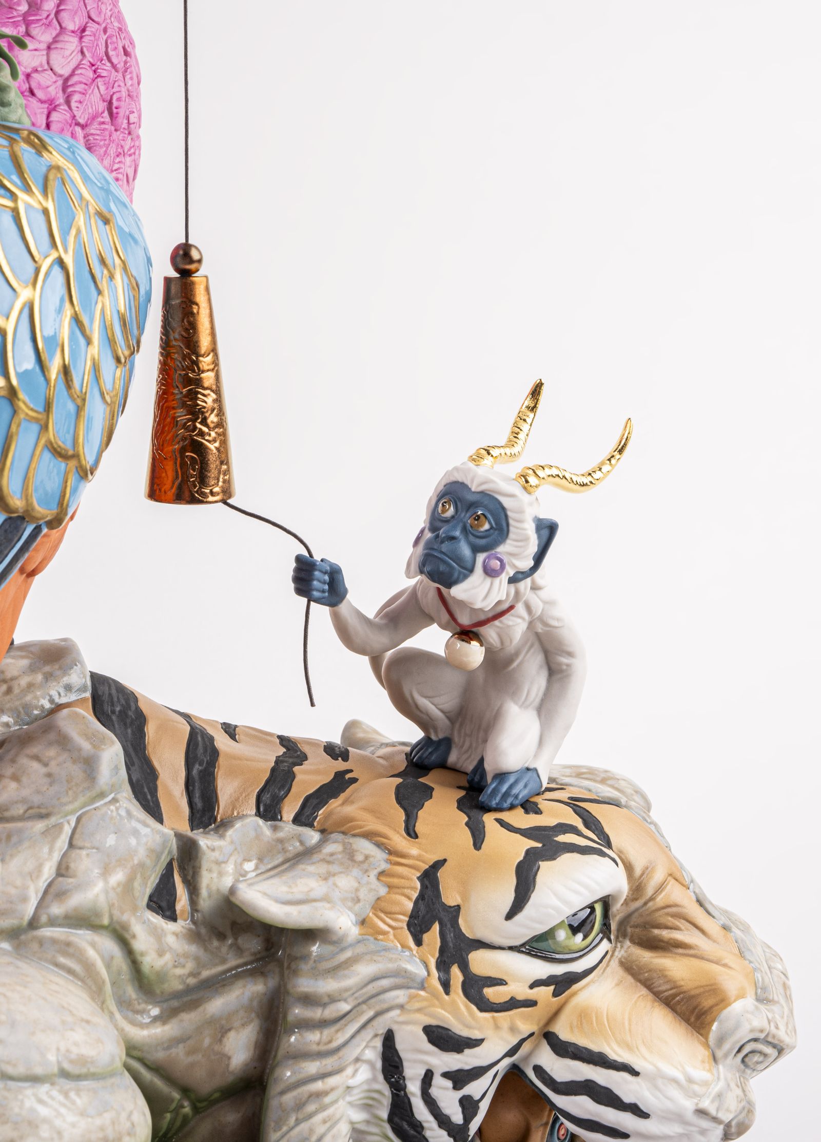 Detall d'una de les figures que ha dissenyat Dulk per a Lladró