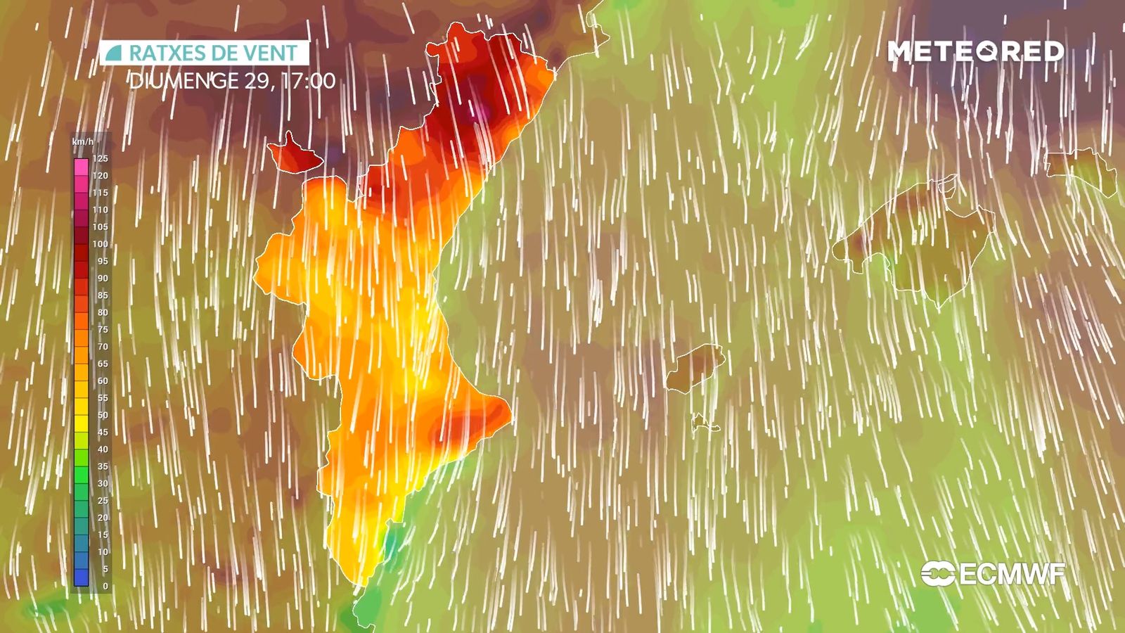 Diumenge de Rams precaució amb el vent. Cap de setmana assolellat.