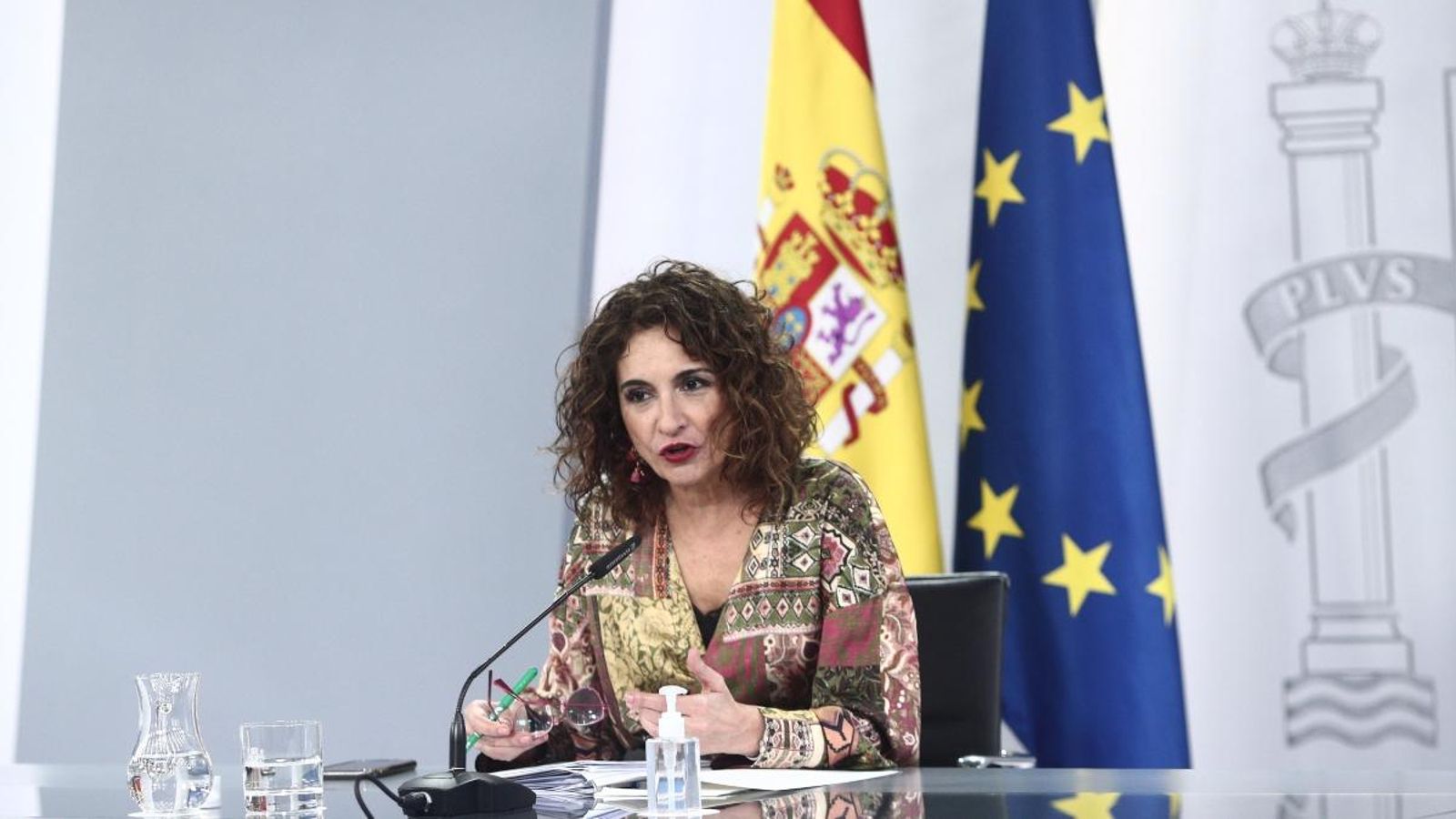 La ministra d'Hisenda i portaveu del govern, María Jesús Montero, aquest dimarts