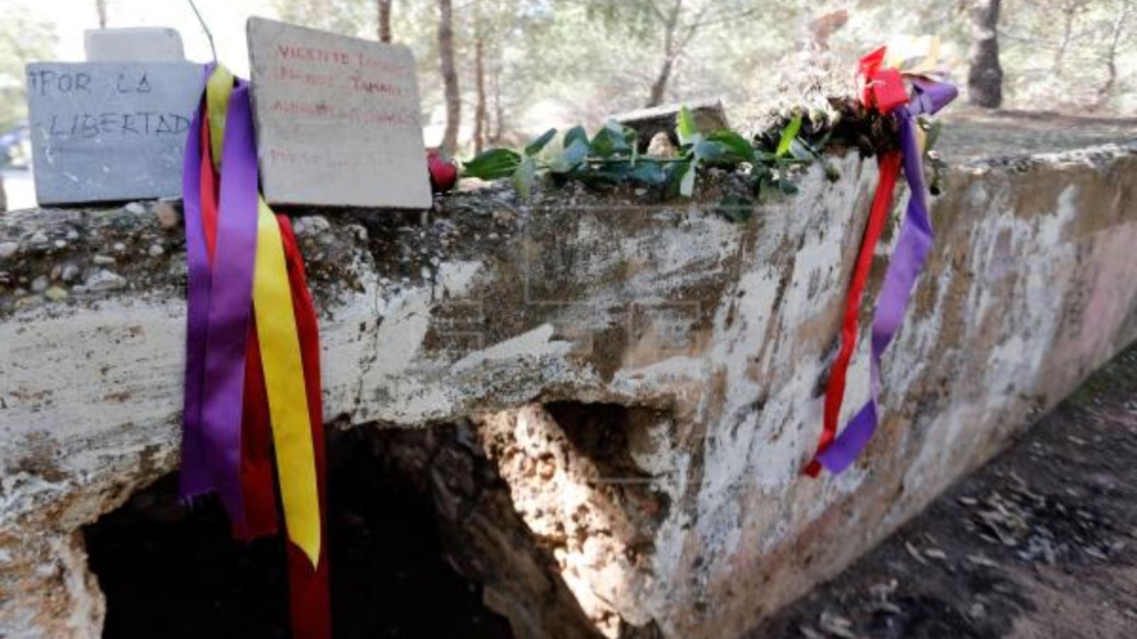 El "paredó d'Espanya" a Paterna