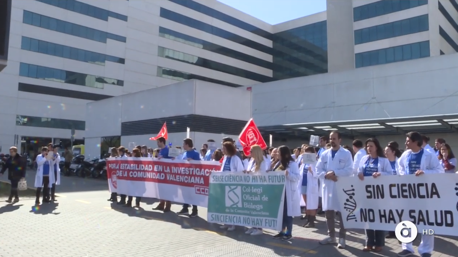 Protesta d'aquest dimecres