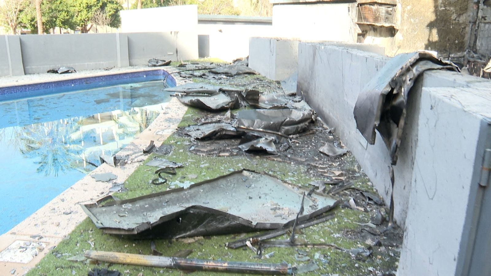 Així ha quedat la zona comuna de l'edifici de Campanar