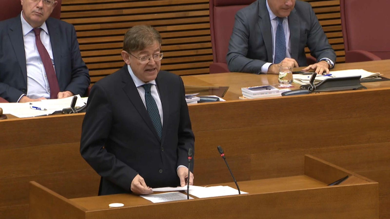 Ximo Puig s'enfronta a la tercera sessió de control d'enguany