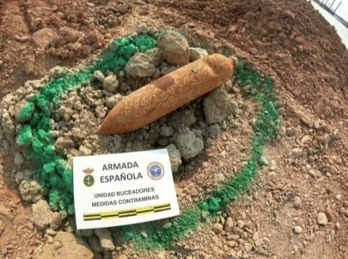 Desactivada bomba d'aviació al Port de València