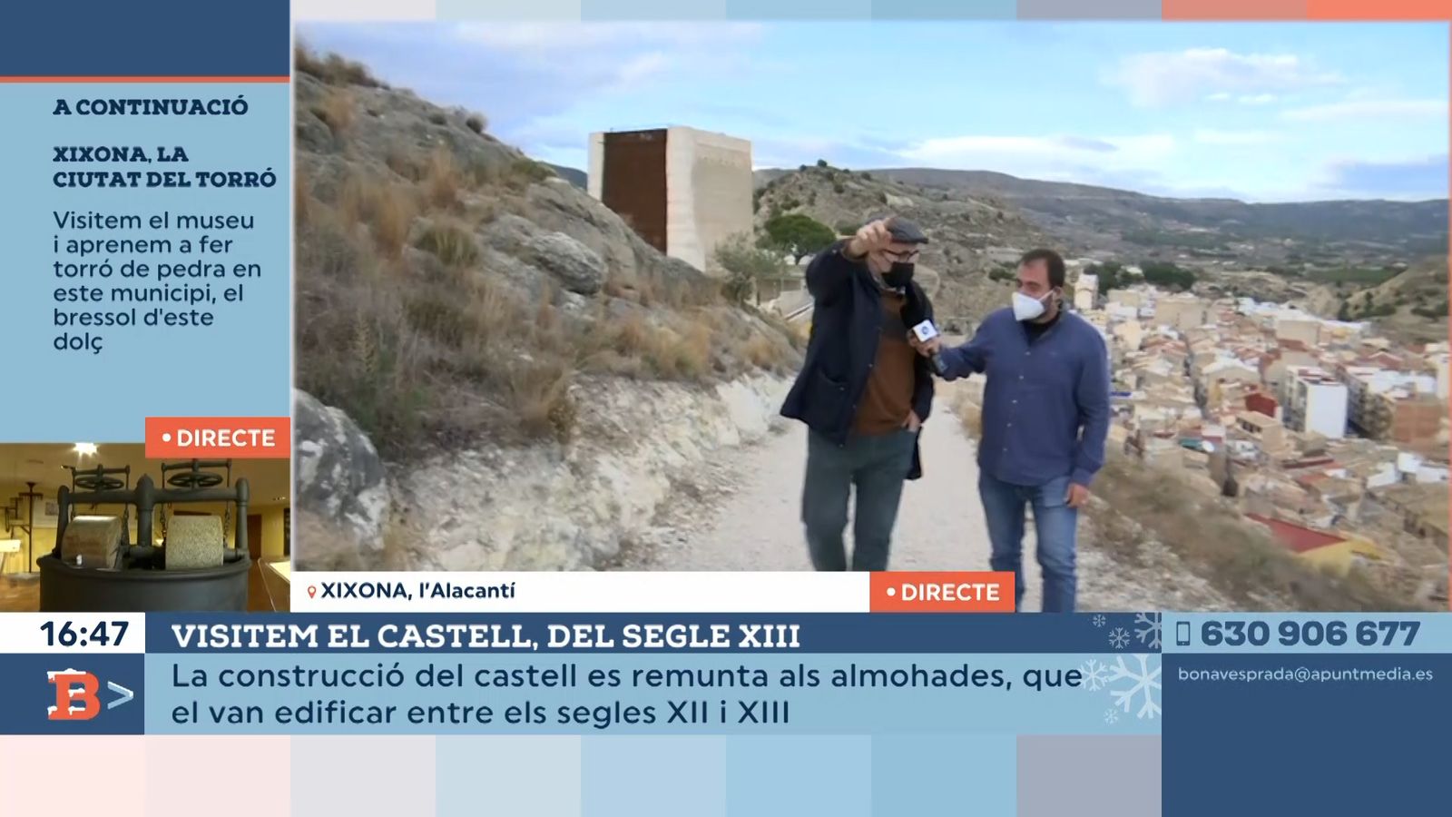 21.12.2021 | Visitem el castell de Xixona, del segle XIII