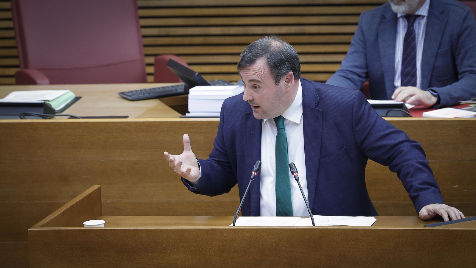 El diputat de Vox David Muñoz, este dimarts a les Corts