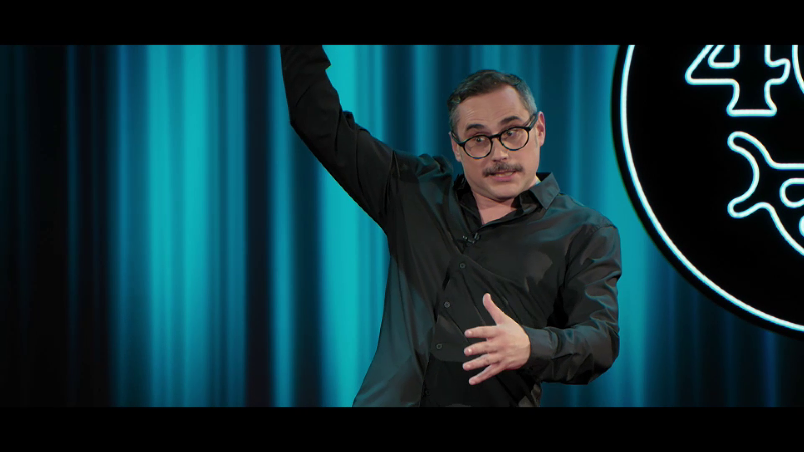 Pere Aznar durant el monòleg