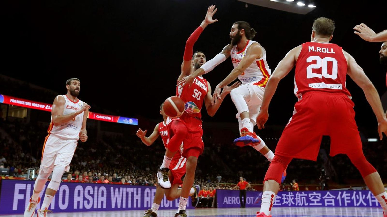 Espanya agrana Tunísia després d\'un inici dubitatiu (101-62)