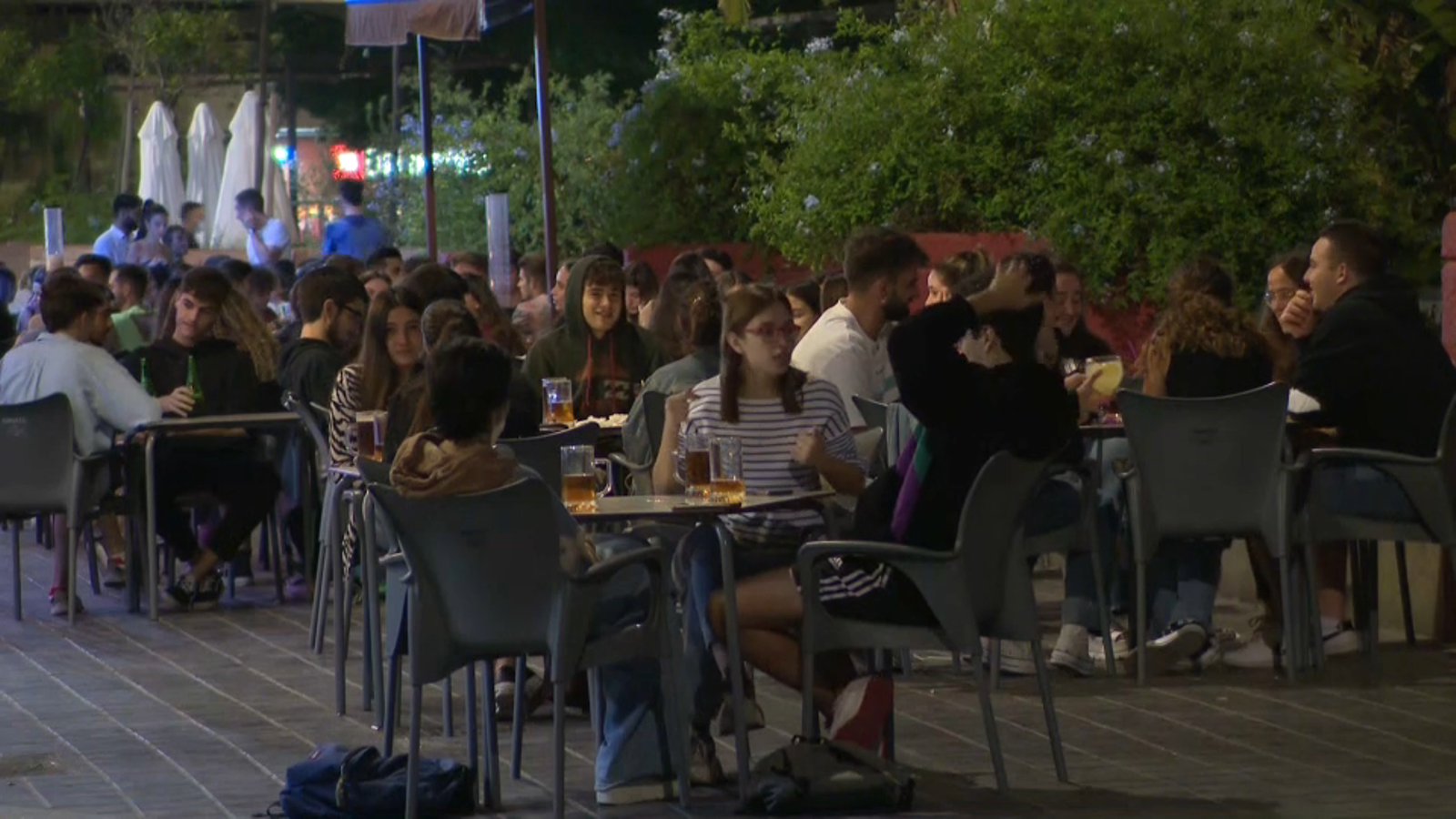 Ambient nocturn al barri de Russafa