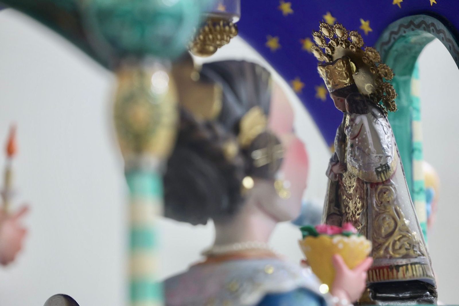 Detall del ninot indultat infantil 2022, de la comissió Convent de Jerusalem-Matemàtic Marzal, obra de l'artista faller José Gallego Gallego